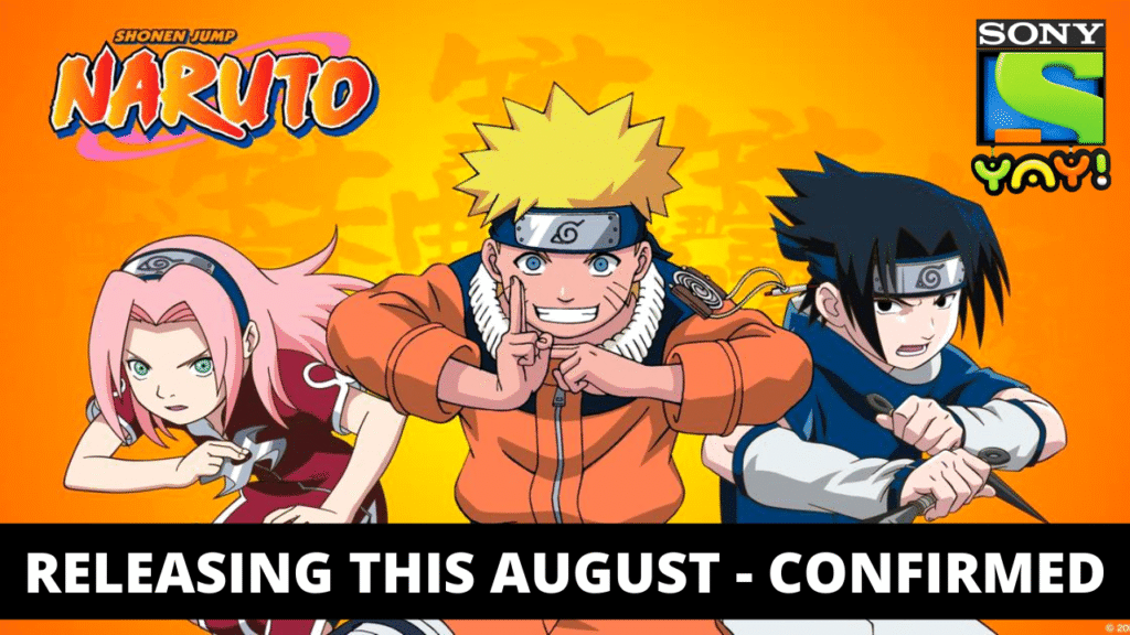 Naruto on Sony Yay Promo -Release Date & Time in India Release Date Confirmed